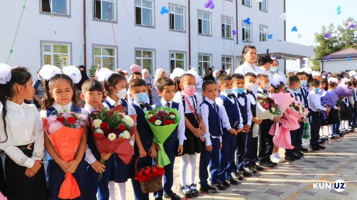 Andijondagi 767ta maktabda birinchi qo‘ng‘iroq yangradi