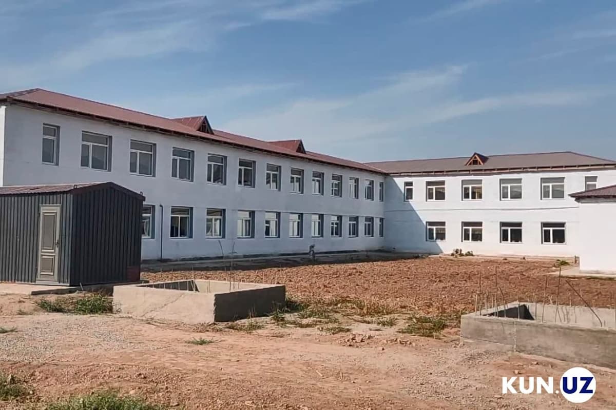 Xatirchida maktab ta'miri chala qoldi. O‘quvchilar sovuq xonalarda ta'lim olyapti