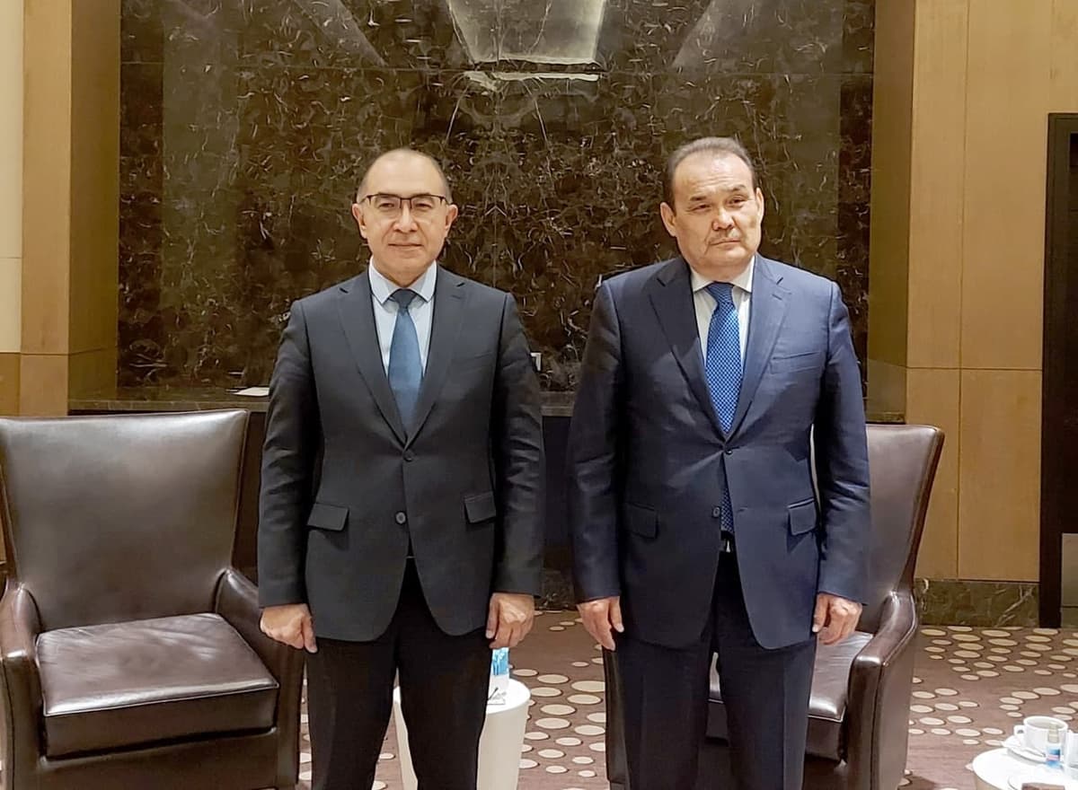 Asad Xo‘jayev Turkiy kengash doirasidagi axborot bo‘yicha yig‘ilishda ishtirok etmoqda