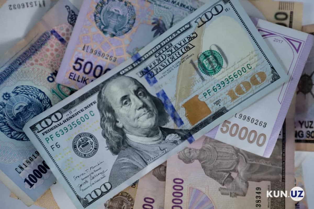 O‘zbekistonda dollarning rasmiy kursi qatorasiga uchinchi kun pastladi