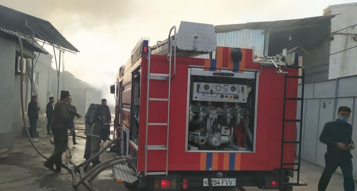Toshkent va Zangiotadagi ishlab chiqarish sexlarida yong‘in ro‘y berdi