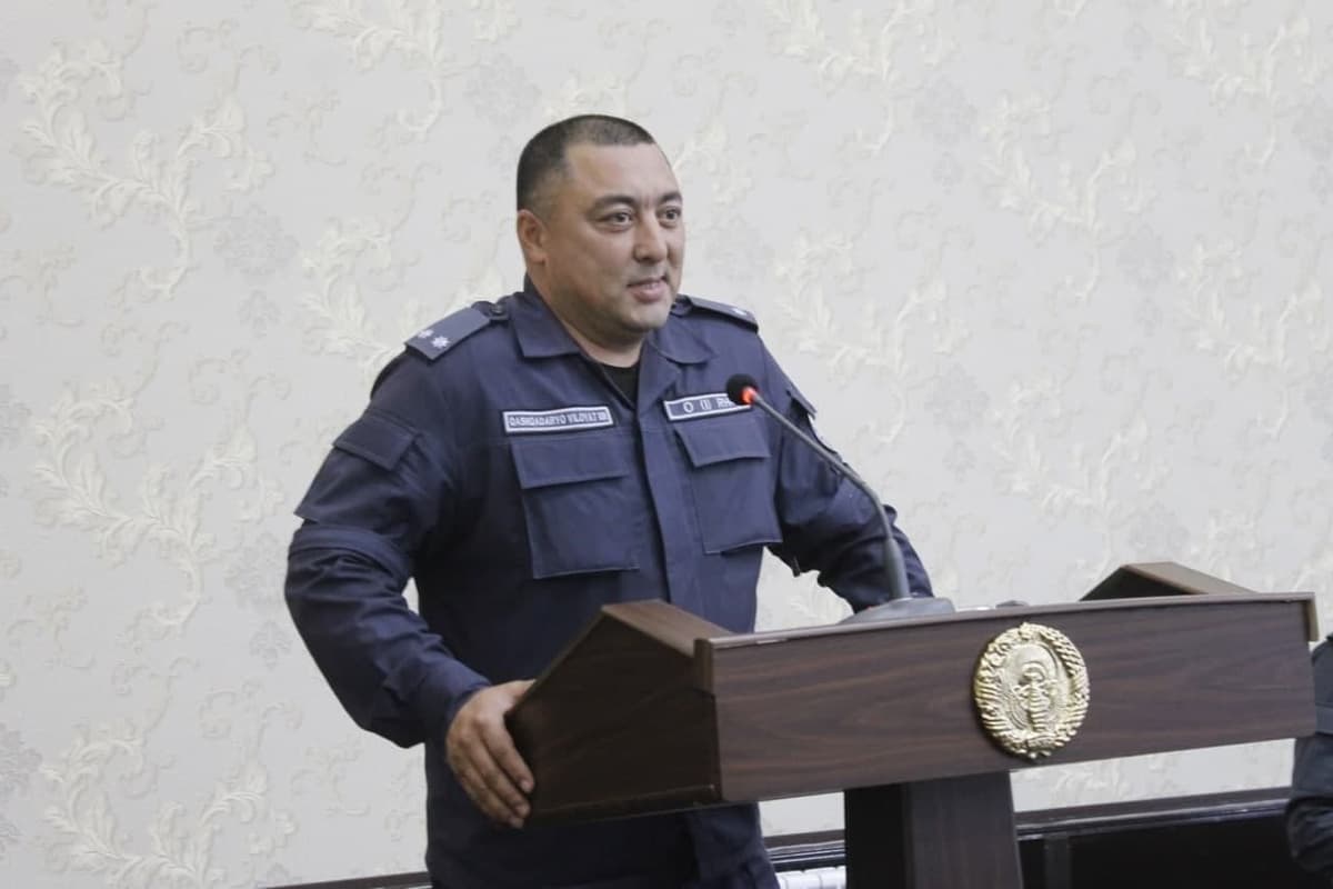 Shahrisabz shahar IIBga yangi boshliq tayinlandi