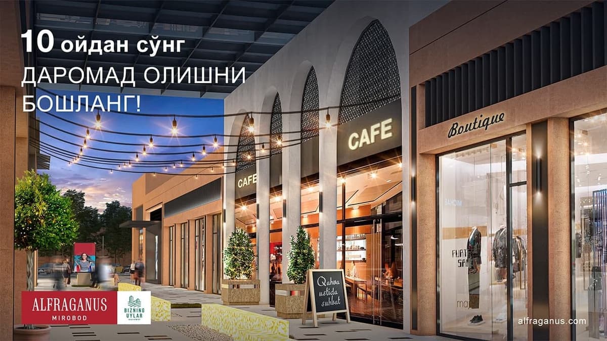 Alfraganus: 10 oydan so‘ng birinchi bosqich binolari topshiriladi