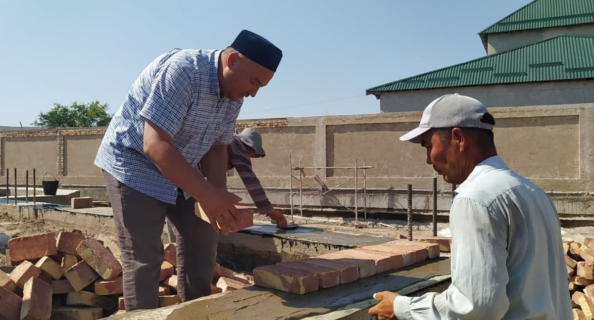Nukusda yangi masjid qurilmoqda