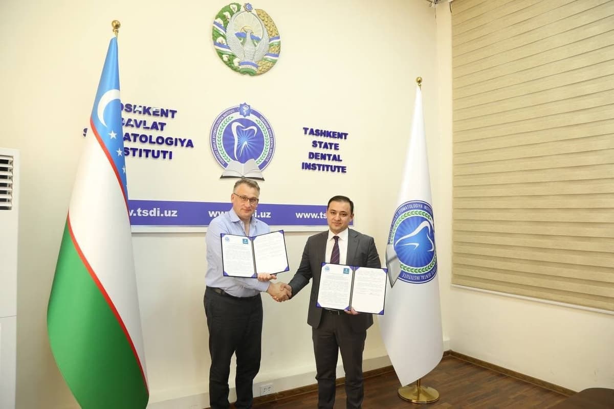 Toshkent davlat stomatologiya instituti hamda Rossiyaning MONIKI instituti o‘rtasida hamkorlik yo‘lga qo‘yildi Ⓣ