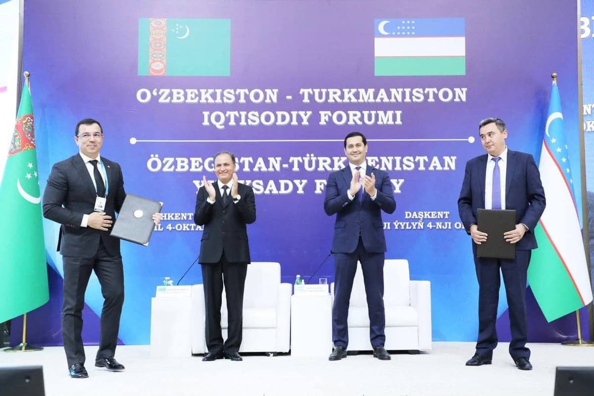 Товарооборот между Узбекистаном и Туркменистаном вырос в три раза