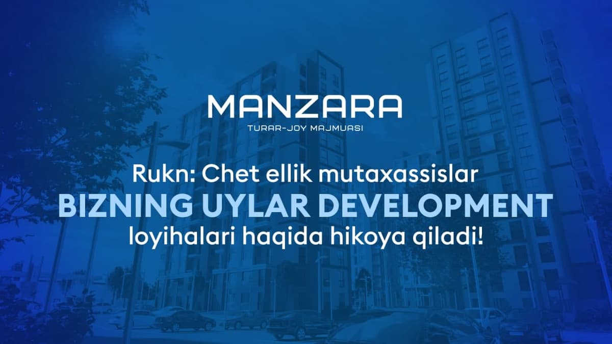 Manzara turar joy majmuasida qurilish yuqori sur'atlarda davom etmoqda