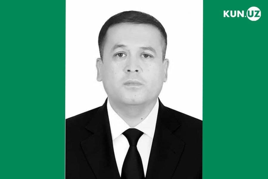 Xo‘jaobod tumani hokimining birinchi o‘rinbosari yurak xuruji va o‘pka pnevmoniyasidan vafot etdi