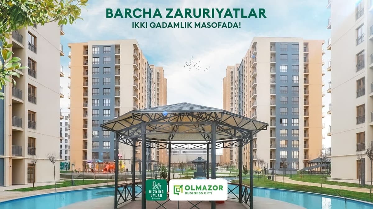 Olmazor Business City: sizga kerak bo‘lgan hamma narsa ikki qadamlik masofada joylashgan