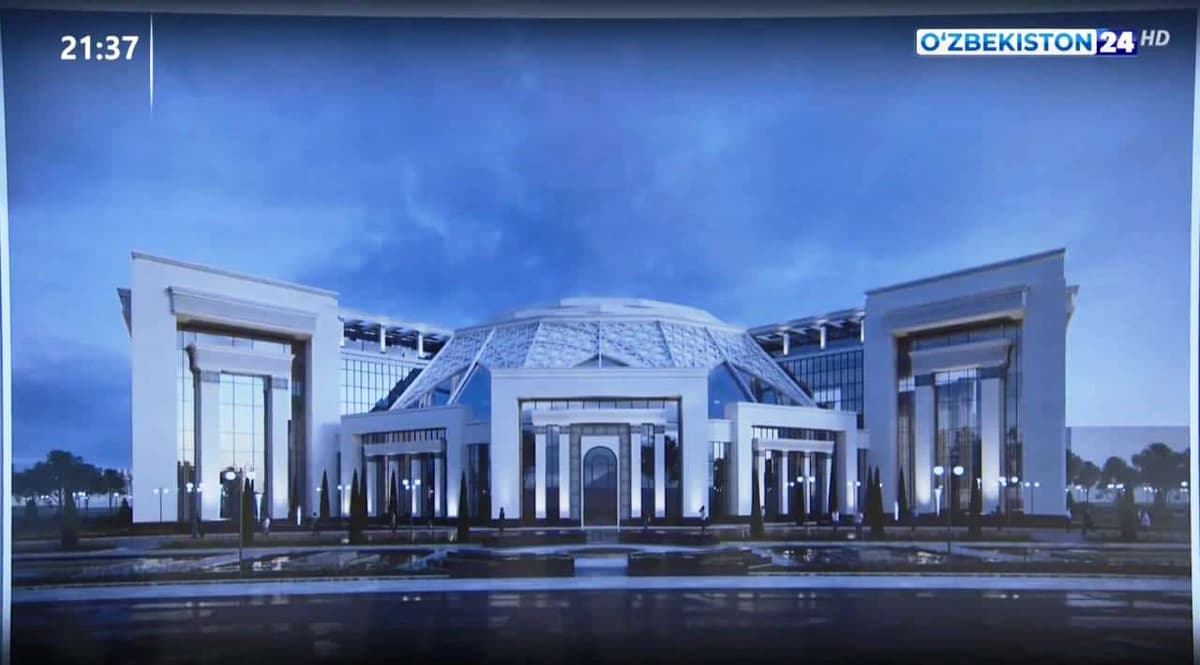 Foto: Toshkentda qurilayotgan «Prezident kutubxonasi» loyihasi