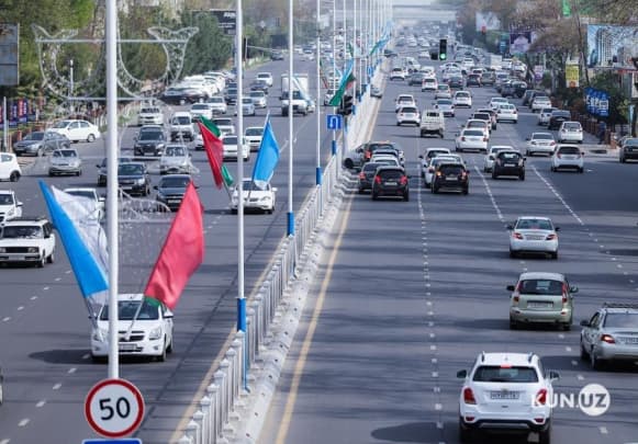 Объявлено количество автотранспортных средств, принадлежащих населению Узбекистана