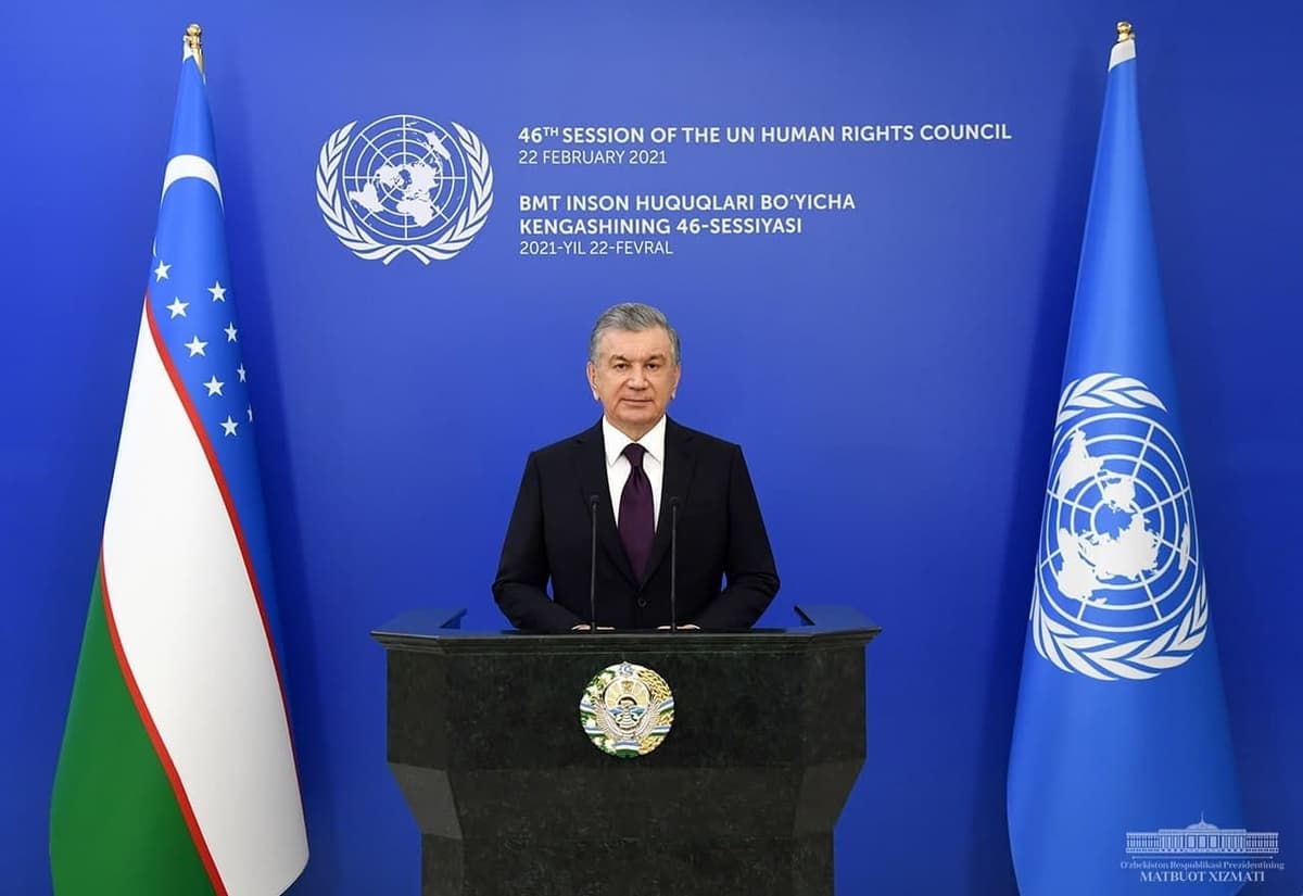 Shavkat Mirziyoyev BMT Inson huquqlari bo‘yicha kengashida nutq so‘zladi