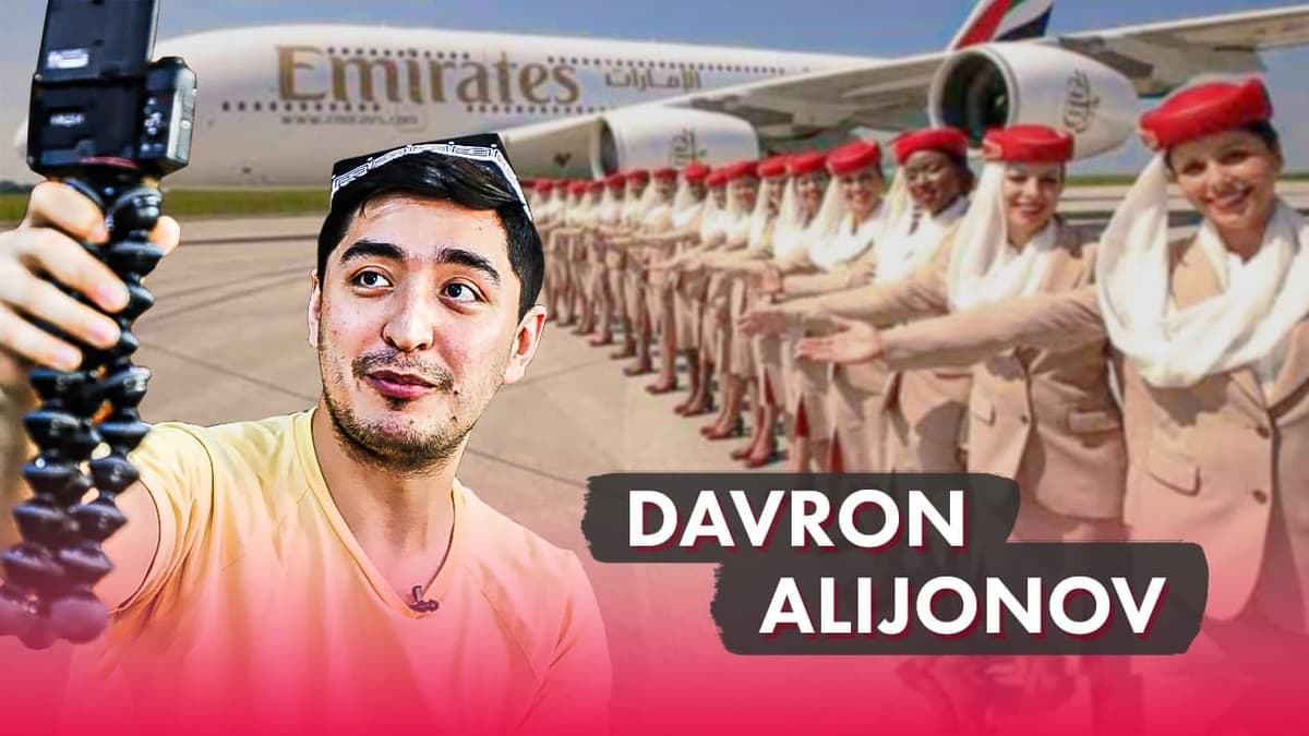 Emirates'ga ishga kirish, 69 ta davlatga sayohat va blogerlik - Davron Alijonov bilan suhbat