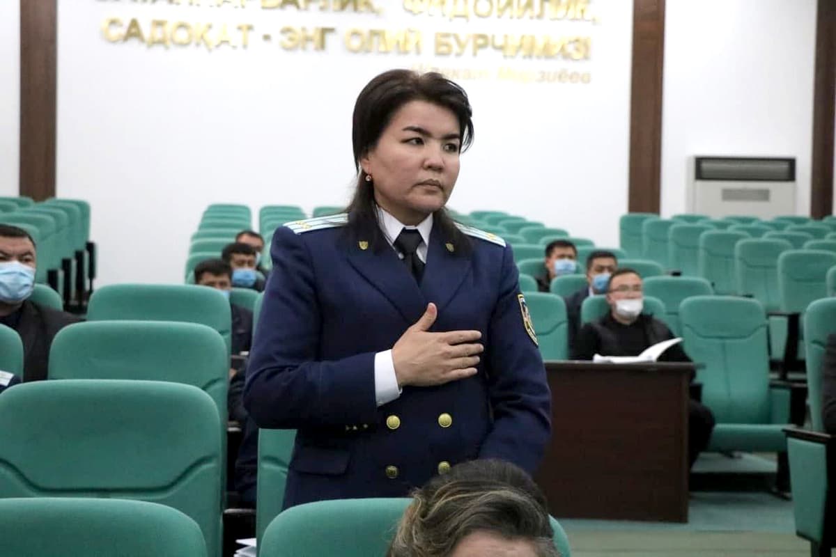 Nurobod tumaniga ayol kishi prokuror bo‘ldi