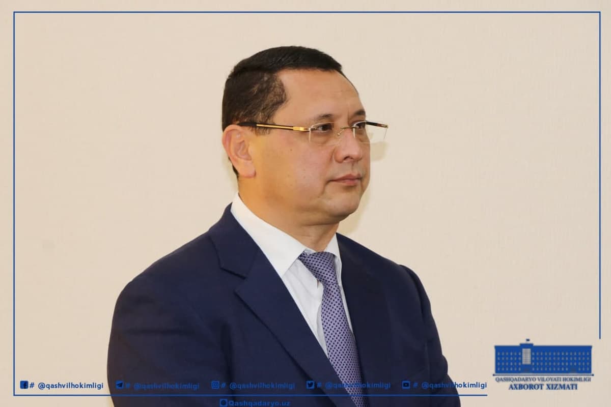 Улуғбек Узоқов Қашқадарё вилоятига ишга ўтди