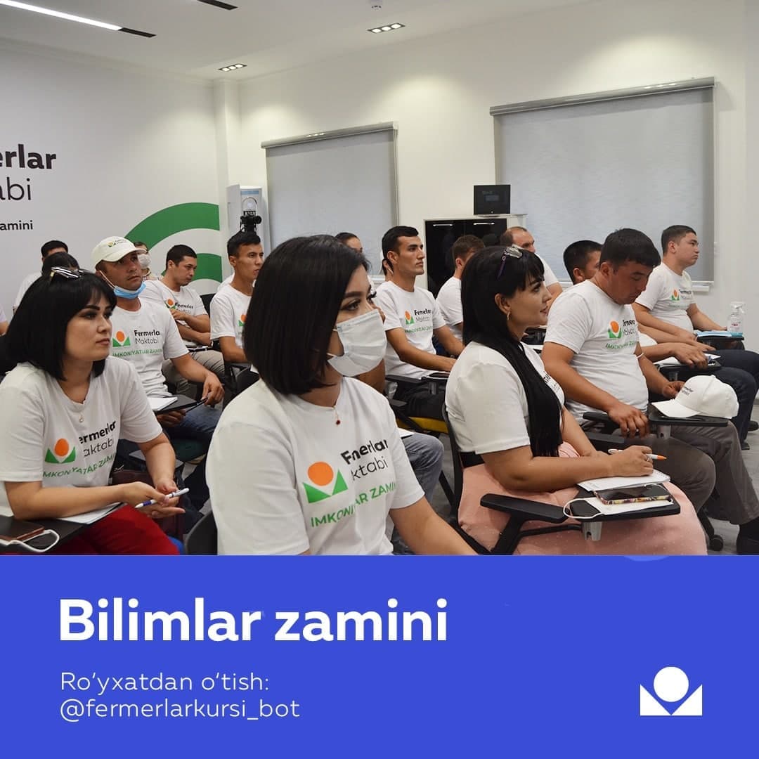 80 mingga yaqin fermer xo‘jaligi rahbarlari va xodimlarining malakasi oshiriladi