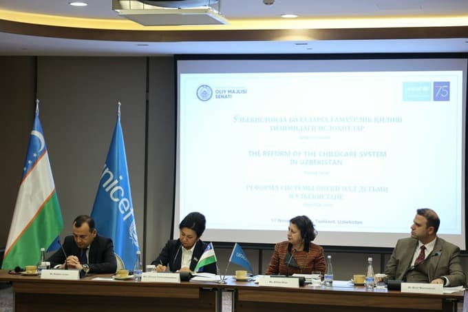 UNICEF, Uzbekistan discuss strengthening child protection systems