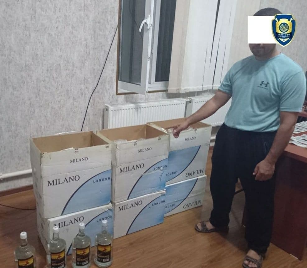 Noqonuniy olib kirilgan mahsulotlarni sotayotgan shaxs qo‘lga olindi