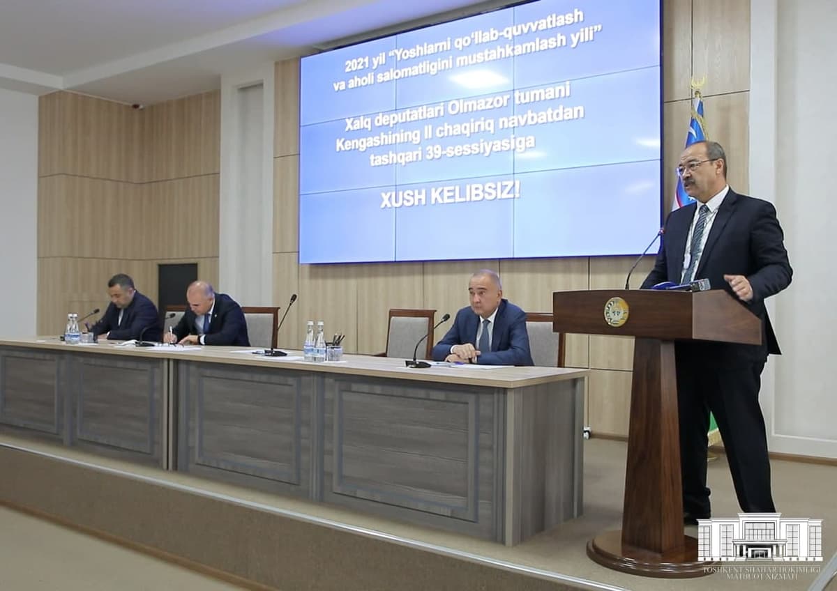 Toshkentning yana bir tumaniga IIV vakili hokim bo‘ldi