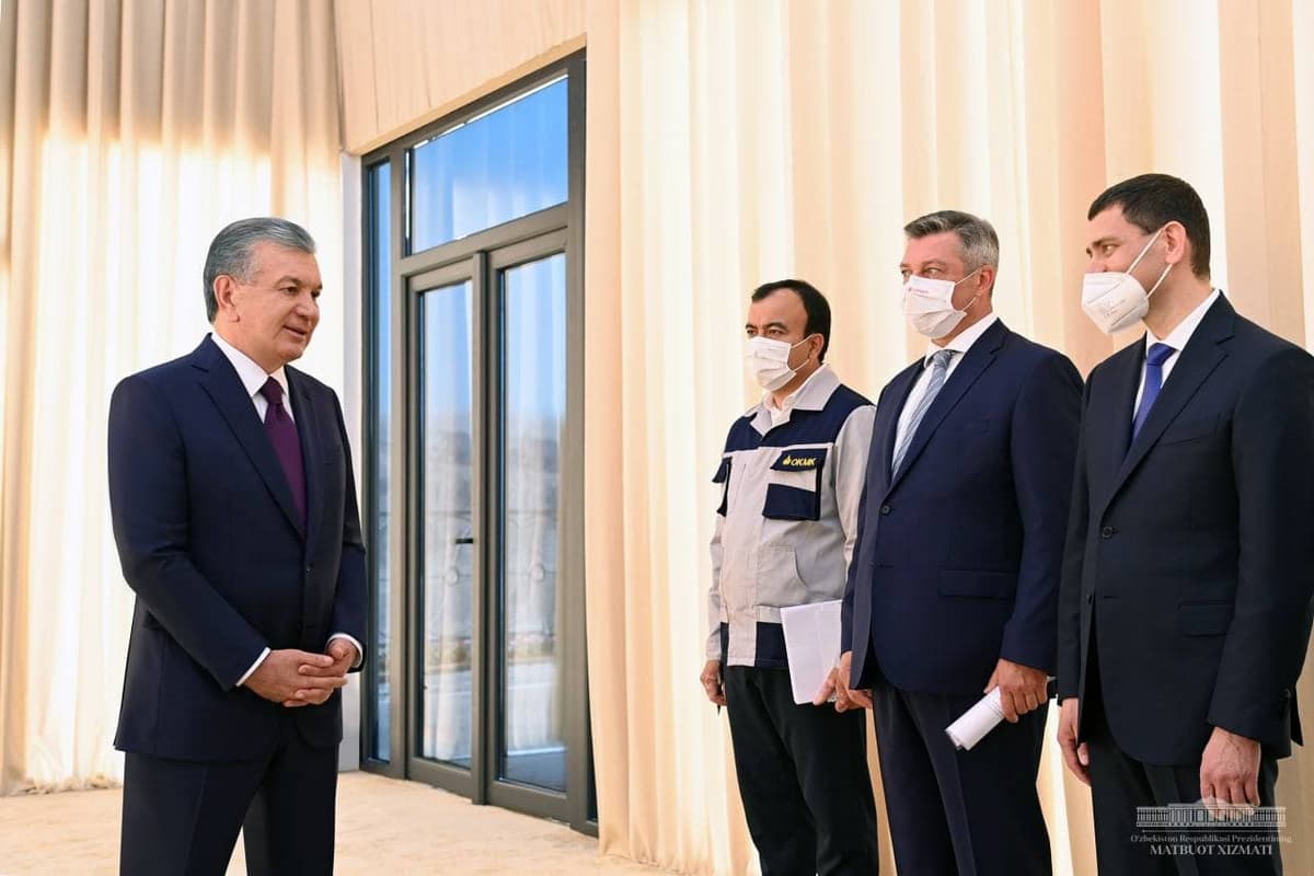 Мирзиёев посетил месторождение «Ёшлик-1» Алмалыкского горно-металлургического комбината