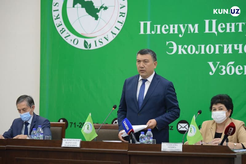 Экологическая партия Узбекистана выдвинула своего кандидата в президенты