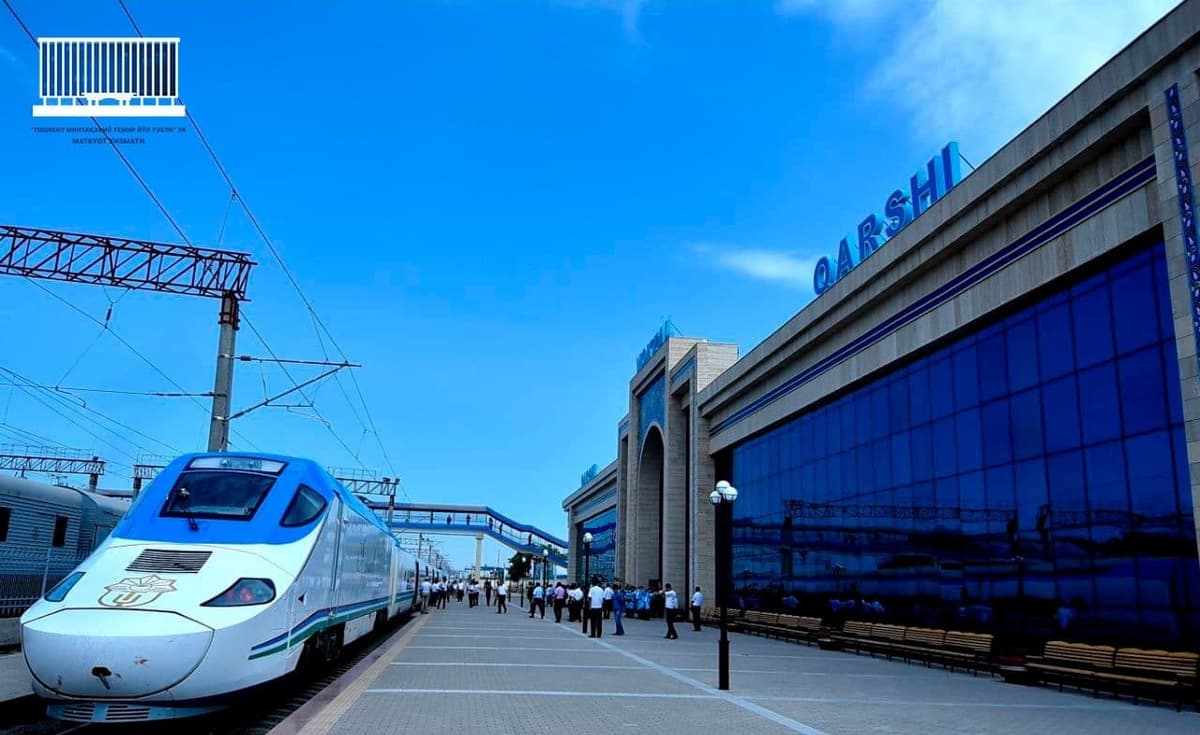 Қарши-Самарқанд-Қарши йўналишида “Afrosiyob” поезди қатнови йўлга қўйилади