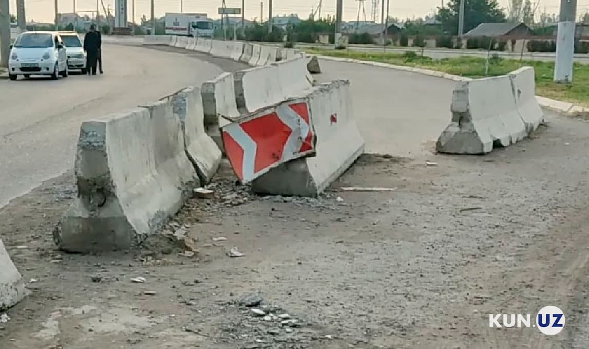O‘rta Chirchiqdagi mantiqsiz yo‘l kesishmasi. Muammo 6 yildan beri hal bo‘lmayapti