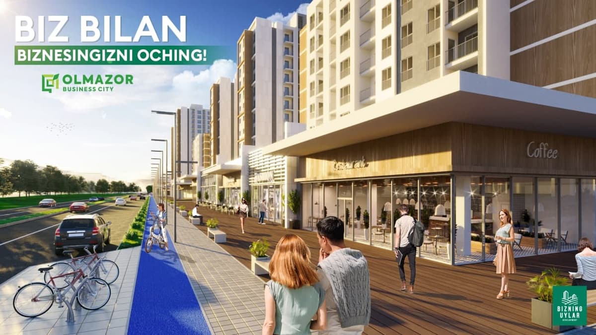 Olmazor Business City turar joy majmuasi hududida o‘z biznesingizni qanday amalga oshirishingiz mumkin?