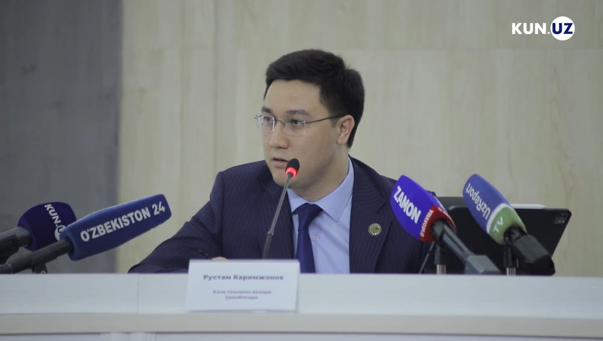 Vazir o‘rinbosari – «Kundalik.com» portalidan yig‘iladigan pullar va unda o‘quvchilarning ma'lumotlar xavfsizligi haqida