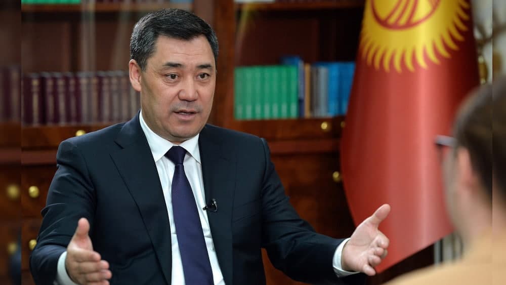 Sadir Japarov O‘zbekiston bilan chegara bo‘yicha muzokaralar yuzasidan izoh berdi