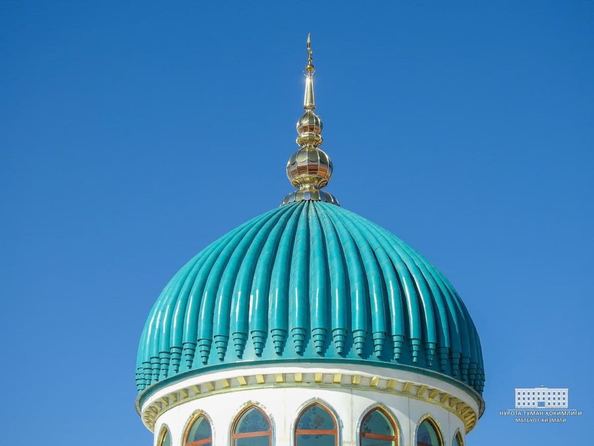 Navoiyda yonib ketgan masjid o‘rniga yangisi qurilib, foydalanishga topshirildi