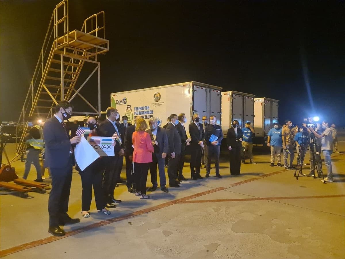 Uzbekistan receives 3 million doses of Moderna vaccine