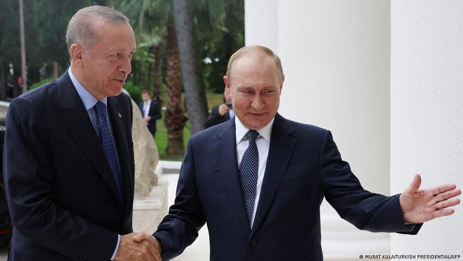 Эрдўған Путин уни ШҲТнинг Ўзбекистонда бўлиб ўтадиган саммитига таклиф қилганини айтди