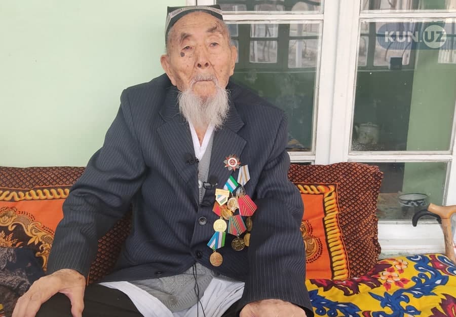 Urush qatnashchisi 97 yoshli otaxon: «Nevara-chevaralarim ko‘pligidan ismlarini ham bilmayman»