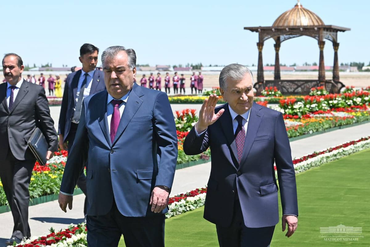 Президенты Узбекистана и Таджикистана посещают Хорезм