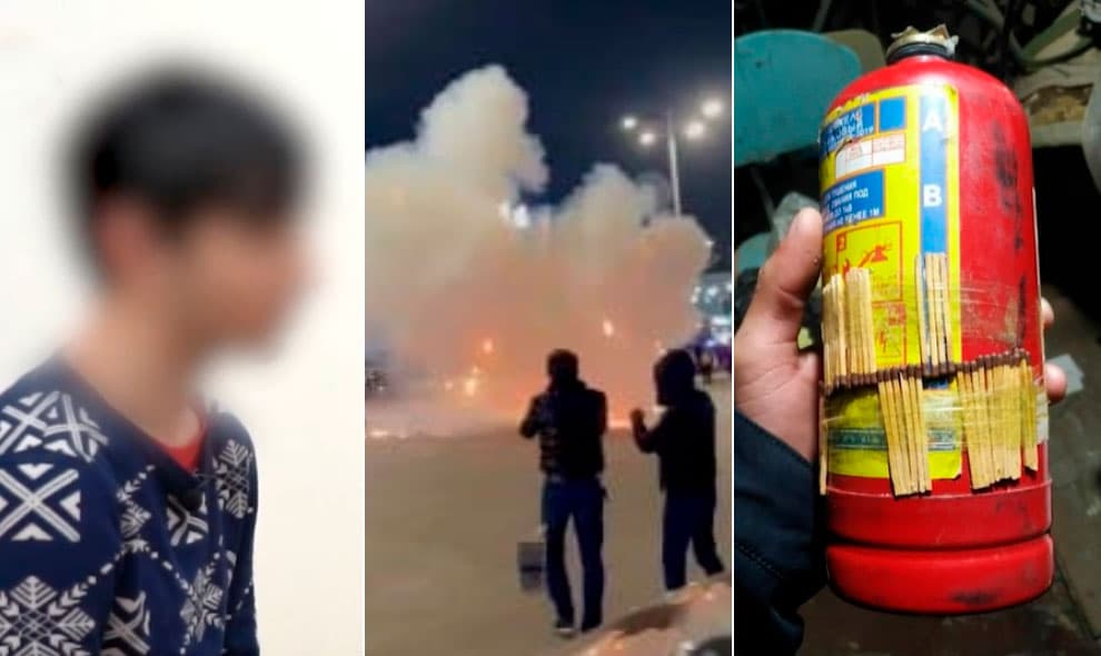 «Bunaqa portlaydi deb o‘ylamagandik» – Toshkentda qo‘lbola o‘t o‘chirish moslamasini portlatganlar iqrori