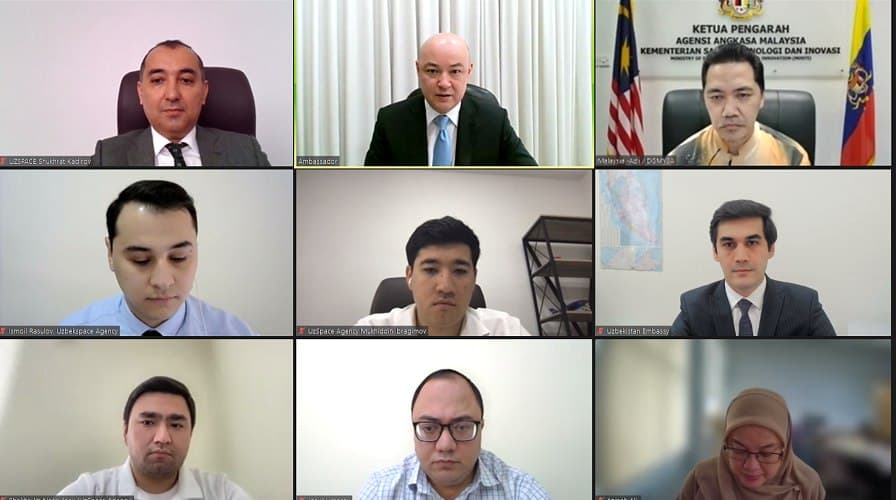 Uzbek-Malaysian working group to be created to develop joint projects in field of space research and space monitoring