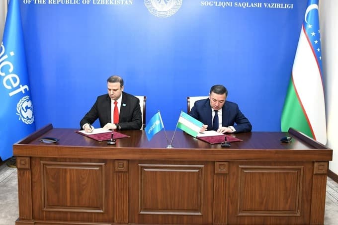 SSV va YuNISEF birgalikda 102,5 mln dollarlik loyihalarni amalga oshiradi