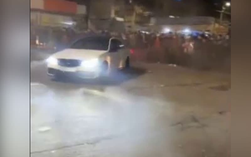 Toshkentda tungi drift uyushtirgan «Mercedes» haydovchisi javobgarlikka tortildi