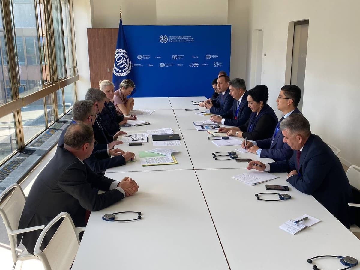 Tanzila Narbayeva meets with ILO Director-General in Geneva