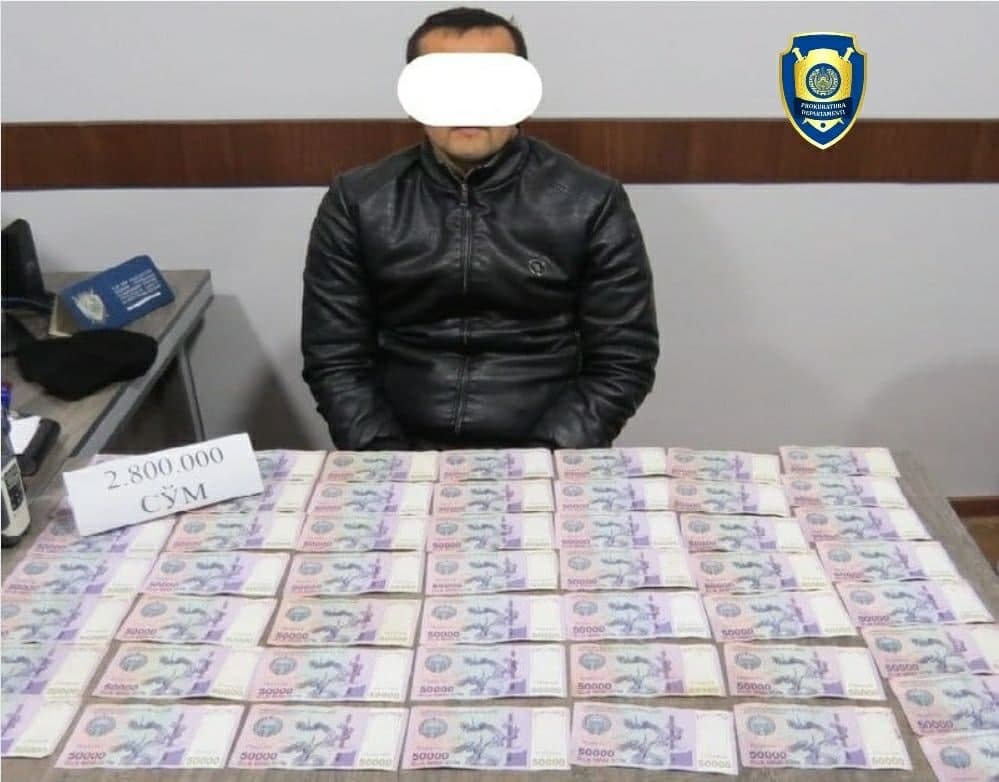 Jizzaxda oilaviy korxona rahbaridan pul talab qilgan gaz ta’minoti bo‘limi va SEOJSB xodimlari ushlandi