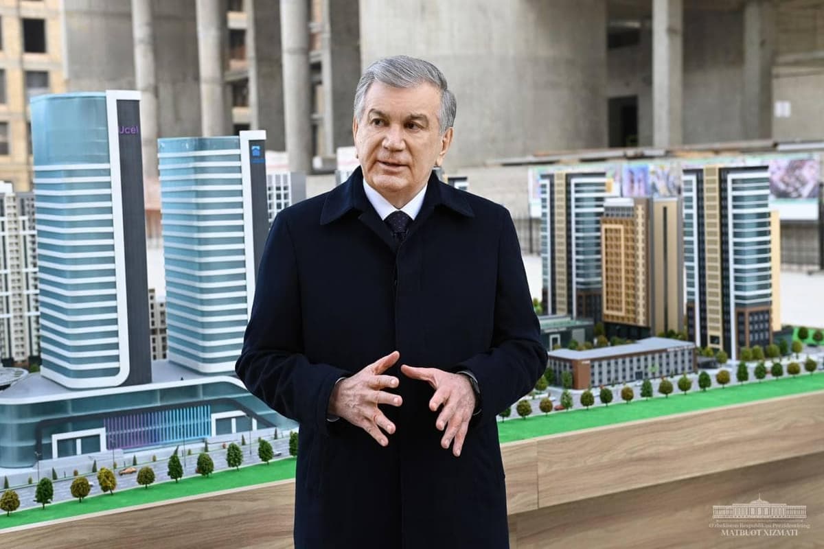 Shavkat Mirziyoyev Toshkentdagi IT-park qurilishi bilan tanishdi