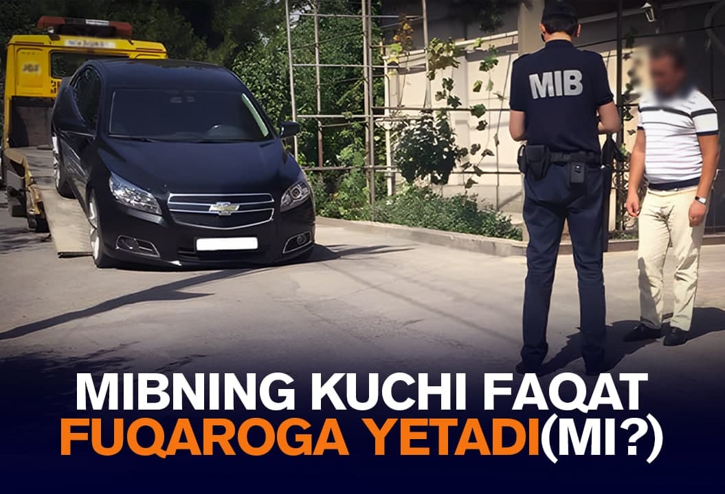 MIB yana o‘z “repertuarida”. Undiruv hokimlikka qadalganida qo‘llar cho‘ntakka solinadi