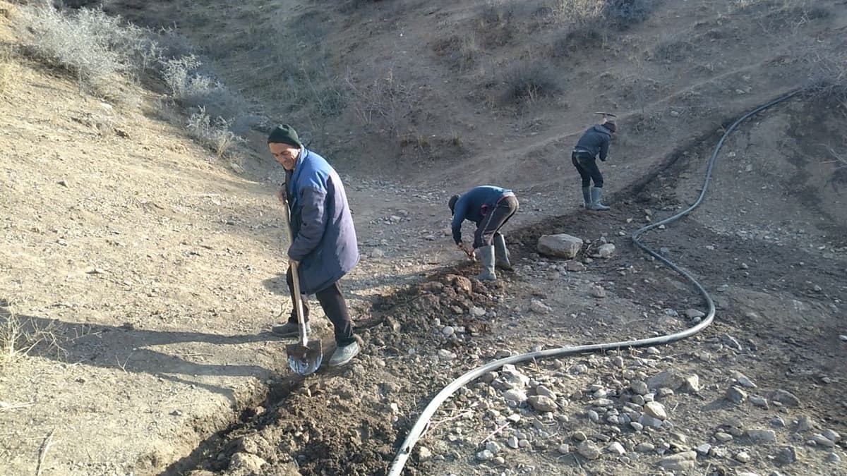Shahrisabz tumanining chekka tog‘li qishlog‘i BMT loyihasi doirasida suv bilan ta’minlandi