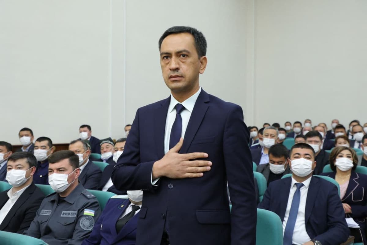 Samarqand viloyati prokurori o‘rinbosari Bulung‘ur tumaniga hokim bo‘ldi
