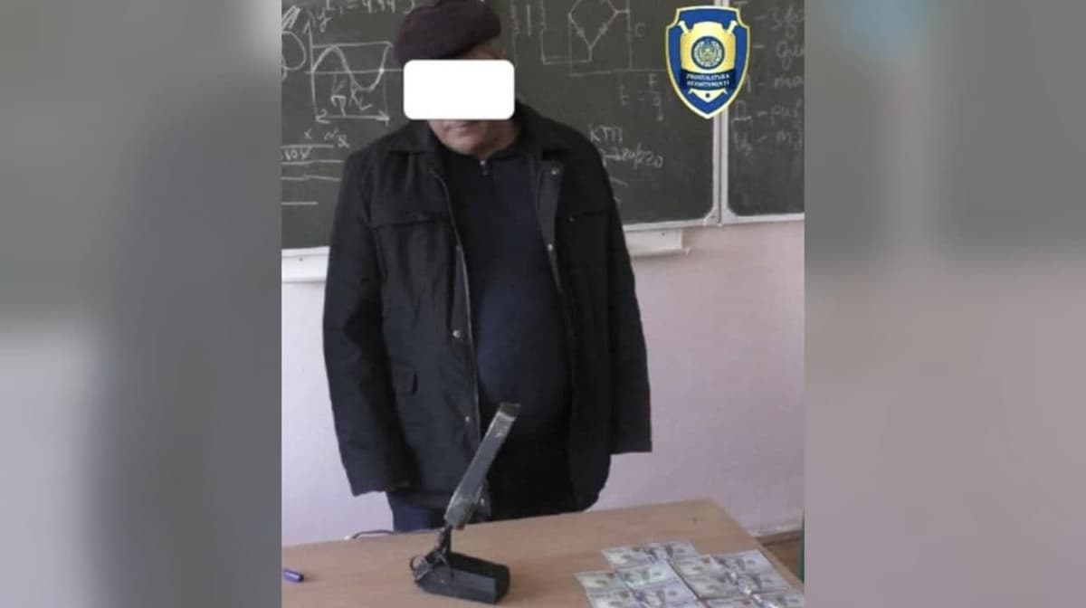 A technical school teacher detained in Samarkand while taking $700 in bribe 