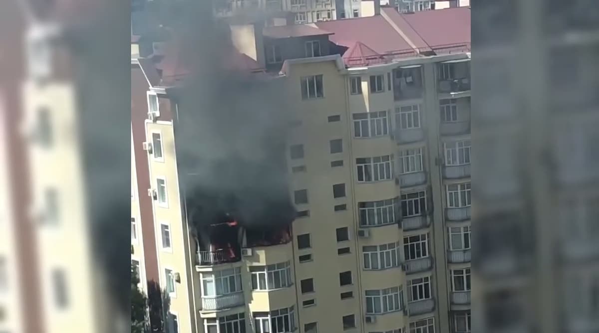 В одной из квартир многоэтажного дома в Мирзо-Улугбекском районе произошел пожар