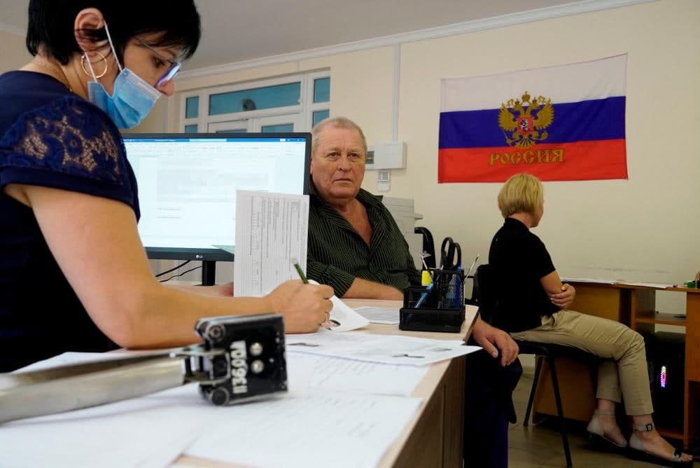 Ukrainaning Rossiya tomonidan egallab olingan yerlarida «referendum»lar yakunlandi