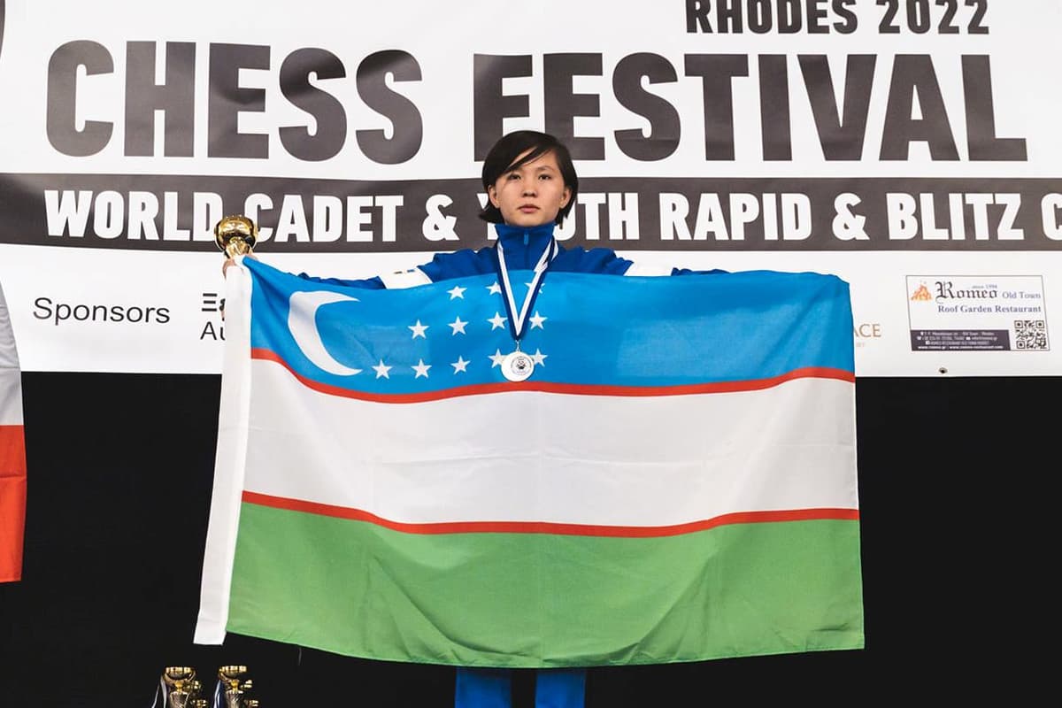 Umida Omonova rapid va blits yo‘nalishlarida o‘smirlar o‘rtasida jahon chempioni bo‘ldi