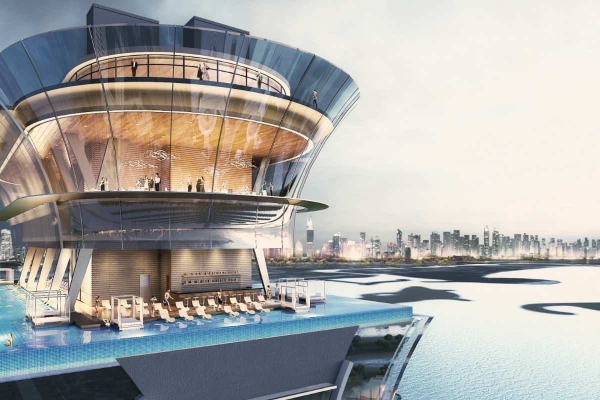 Dubayda dunyodagi eng baland panoramali basseyn ochildi